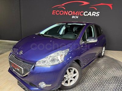 Usado Peugeot 208 Style 82 CV (60 kW) 2014 Azul Utilitario