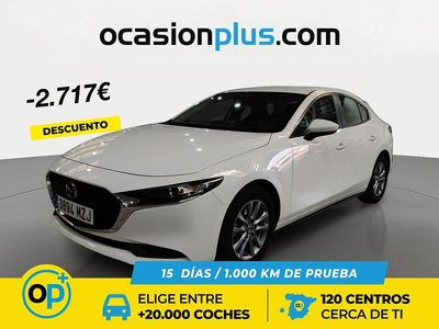 Blanco Usado 2025 Mazda 3 Prime-Line Berlina | 23.290 € (Precio justo)