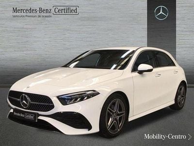 Usado Mercedes A200 AMG line 150 CV (110 kW) 2023 Blanco polar  pintura unicolor Berlina