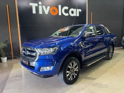 Usado Ford Ranger XLT 160 CV (117 kW) 2016 Azul Recogida