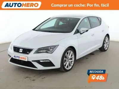 Usado Seat Leon FR 150 CV (110 kW) 2019 Blanco Berlina