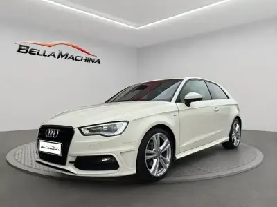 Brugt Audi A3 S-Line 150 HK (110 kW) 2015 Hvid Hatchback
