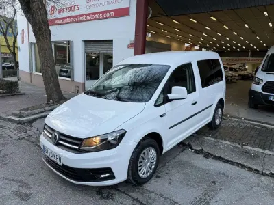 Usado VW Caddy 75 CV (55 kW) 2018 Blanco Monovolumen