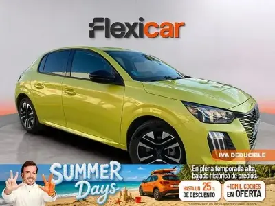Usado Peugeot 208 Allure 100 CV (73 kW) 2025 Amarillo Utilitario