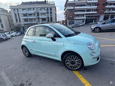 Usado Fiat 500 Lounge 69 CV (50 kW) 2015 Azul Berlina