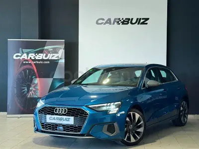 Usado Audi A3 S-Line 150 CV (110 kW) 2021 Azul Berlina
