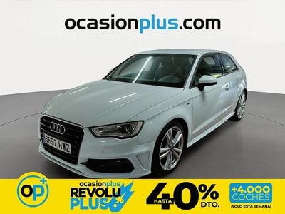 Usado Audi A3 S-Line 150 CV (110 kW) 2014 Blanco Utilitario