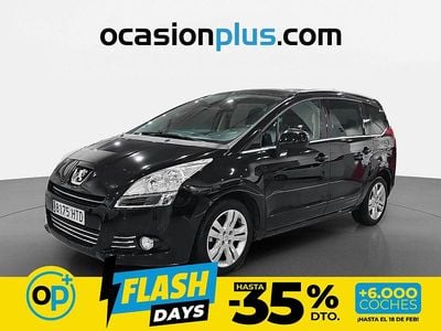 Usado Peugeot 5008 Allure 156 CV (114 kW) 2013 Negro Monovolumen
