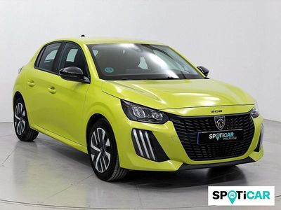 Usado Peugeot 208 Active 102 CV (75 kW) 2024 Amarillo Utilitario