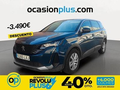 Usado Peugeot 5008 Active 130 CV (95 kW) 2022 Azul SUV