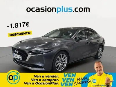 Usado Mazda 3 122 CV (89 kW) 2019 Gris Berlina