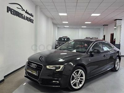 Usado Audi A5 Sportback Advanced 177 CV (130 kW) 2014 Gris / plata Utilitario
