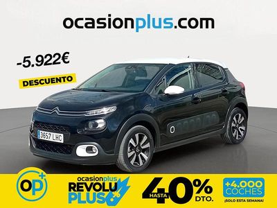Usado Citroën C3 PureTech 110 CV (80 kW) 2020 Negro Utilitario