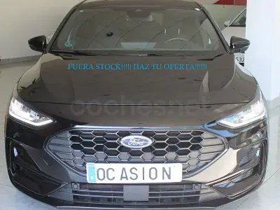 Usado Ford Focus ST-Line 155 CV (114 kW) 2022 Negro Berlina