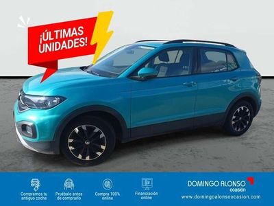 Usado VW T-Cross 95 CV (69 kW) 2022 Verde SUV