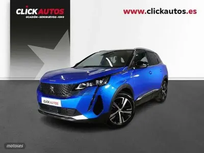 Usado Peugeot 3008 GT 130 CV (95 kW) 2021 Azul SUV