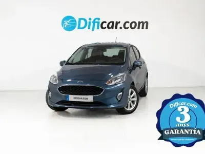 Usado Ford Fiesta 86 CV (63 kW) 2019 Azul Utilitario