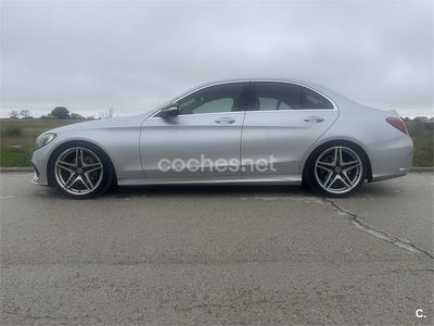 Usado Mercedes C220 AMG 170 CV (125 kW) 2014 Gris / plata Berlina