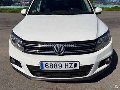 Käytetty VW Tiguan 140 HP (102 kW) 2014 Valkoinen Katumaasturi