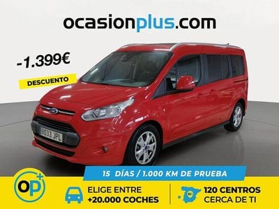 Rojo Usado 2016 Ford Tourneo Connect Titanium Monovolumen | 18.890 € (Un poco caro)