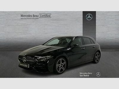 Usado Mercedes A180 AMG line 116 CV (85 kW) 2025 Negro Utilitario