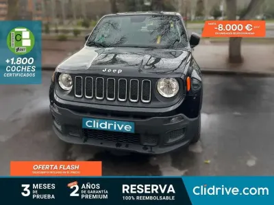 Usado Jeep Renegade Sport 110 CV (80 kW) 2018 Negro SUV