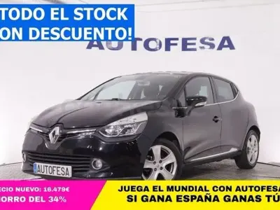 Usado Renault Clio IV GT 120 CV (88 kW) 2015 Negro Berlina