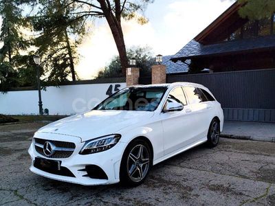 Usado Mercedes C200 184 CV (135 kW) 2019 Blanco Familiar