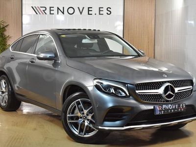 Usado Mercedes GLC250 204 CV (150 kW) 2018 Gris / plata Coupe