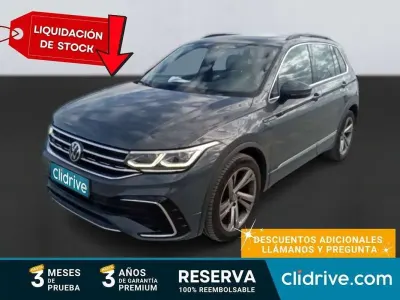 Usado VW Tiguan R-line 150 CV (110 kW) 2021 Gris SUV