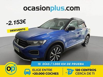 Usado VW T-Roc Advance 150 CV (110 kW) 2019 Azul SUV