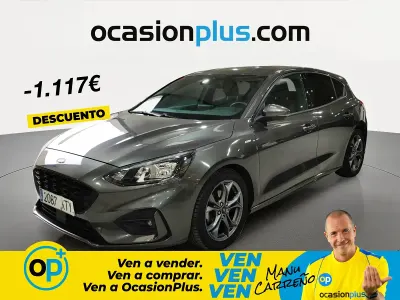 Usado Ford Focus ST-Line 125 CV (91 kW) 2019 Gris Berlina