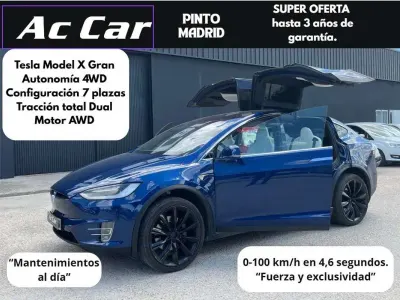 Usado Tesla Model X 413 kW (562 CV) 2019 Azul SUV