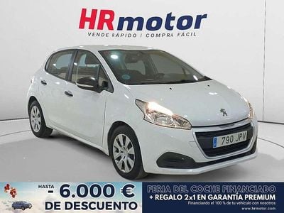 Usado Peugeot 208 Access 75 CV (55 kW) 2016 Blanco Utilitario