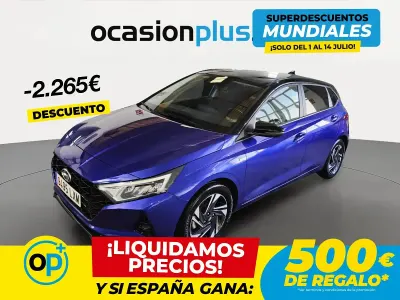 Usado Hyundai i20 100 CV (73 kW) 2022 Azul Utilitario