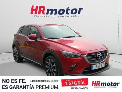 Usado Mazda CX-3 116 CV (85 kW) 2019 Granate SUV