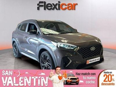 Usado Hyundai Tucson N Line 136 CV (100 kW) 2019 Gris SUV