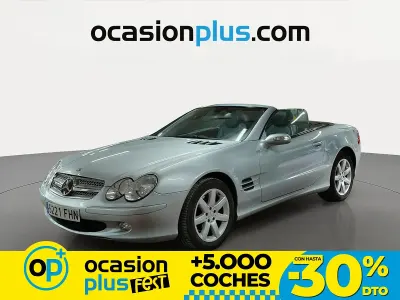 Usado Mercedes SL350 245 CV (180 kW) 2006 Plateado Coupe
