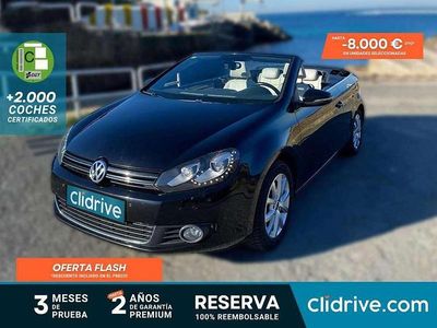 Usado VW Golf 105 CV (77 kW) 2011 Negro Descapotable