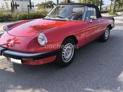 Usado Alfa Romeo Spider 128 CV (94 kW) 1986 Rojo Descapotable