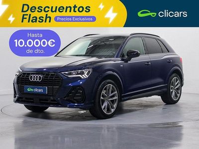 Usado Audi Q3 150 CV (110 kW) 2021 Azul SUV