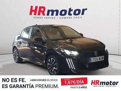 Usado Peugeot 208 Active 101 CV (74 kW) 2024 Negro Utilitario