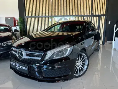 Usado Mercedes A200 AMG line 156 CV (114 kW) 2013 Negro Berlina