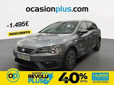 Usado Seat Leon XCELLENCE 150 CV (110 kW) 2018 Gris Familiar