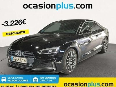 Usado Audi A5 S-Line 190 CV (139 kW) 2019 Negro Coupe