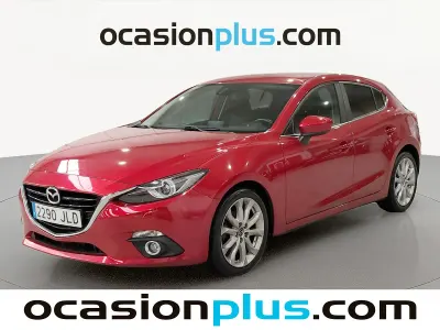 Usado Mazda 3 Luxury 120 CV (88 kW) 2016 Rojo Utilitario