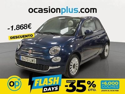 Azul Usado 2022 Fiat 500 Dolcevita Descapotable | 11.750 € (Precio justo)