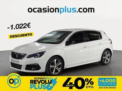 Usado Peugeot 308 GT-line 130 CV (95 kW) 2018 Blanco