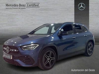 Usado Mercedes GLA200 AMG line 150 CV (110 kW) 2020 Azul SUV