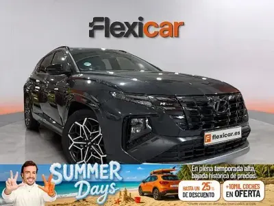 Usado Hyundai Tucson N Line 150 CV (110 kW) 2022 Gris SUV